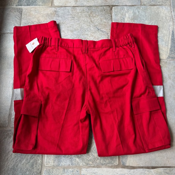 Crane Safety Red Reflective Cargo Pants
36×32 - Hi-Vis‎ Workwear Utility PPE - Picture 5 of 5